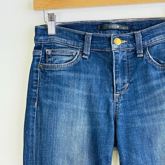 Joe's Jeans Medium Wash Straight Ankle 8.5" Midrise Denim‎ Jeans Womens 26 - Picture 2 of 8